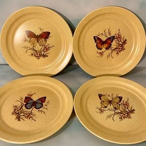 Choose ONE plate Treasure Craft Crockery Vintage Butterfly